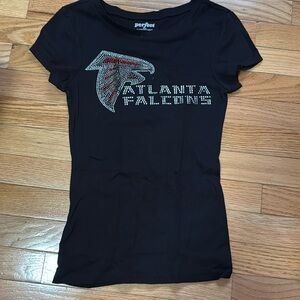 Atlanta Falcons Slim fit Small rhinestone tshirt